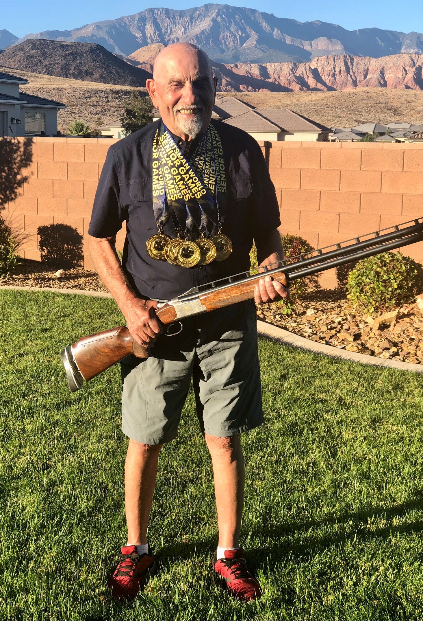 A straight shooter at 90 sets his sights on 100