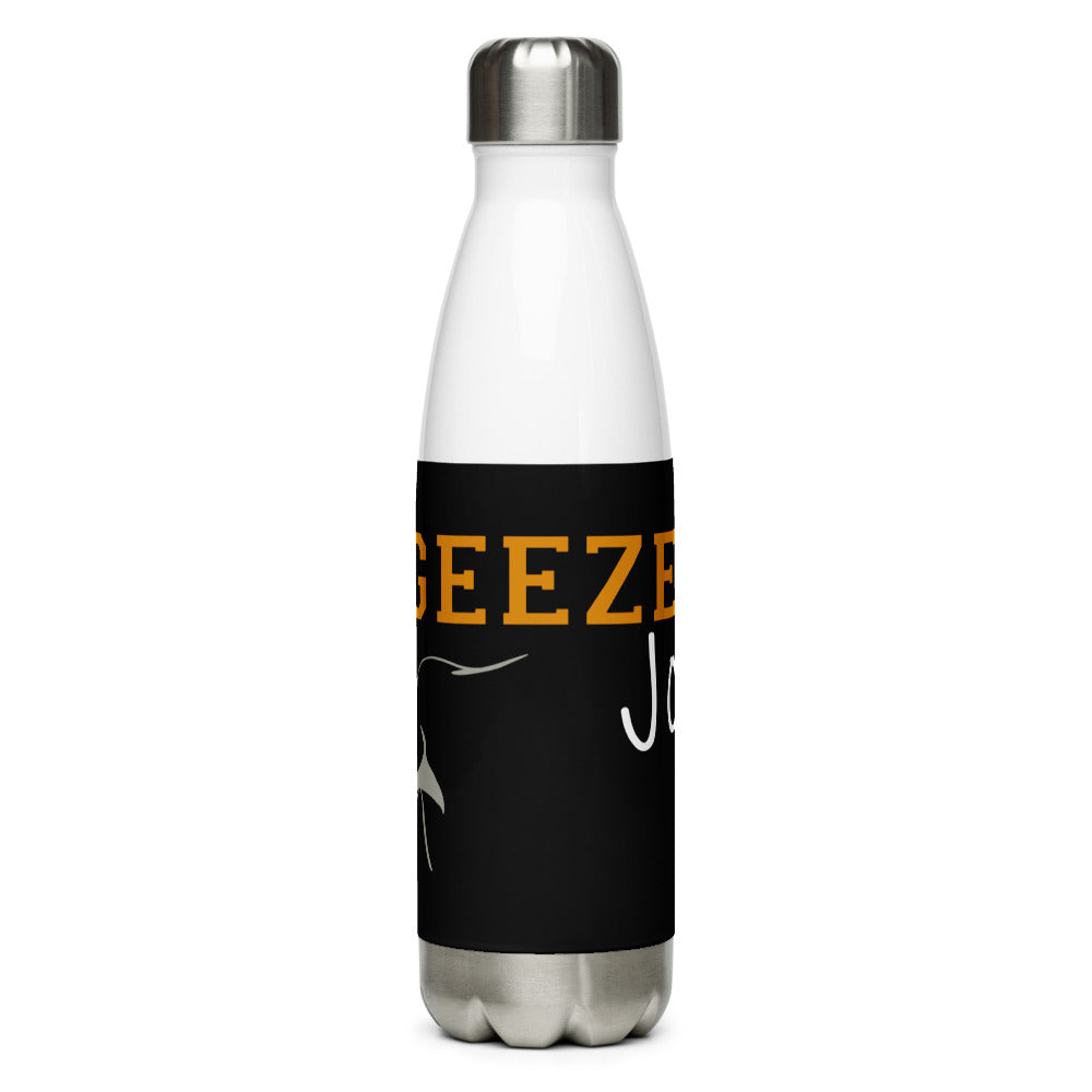 Geezer Jock Logo Stainless Steel Water Bottle