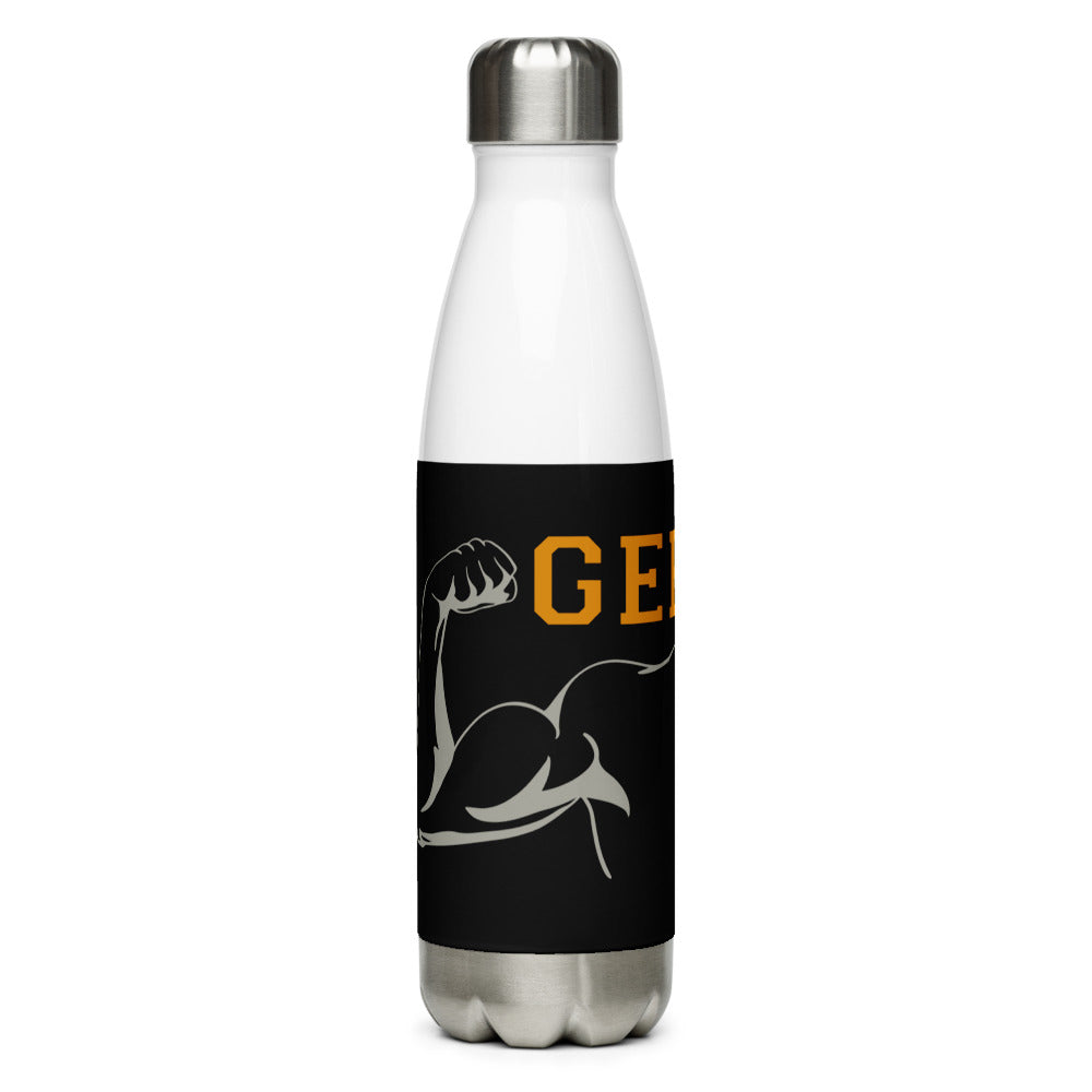 Geezer Jock Logo Stainless Steel Water Bottle